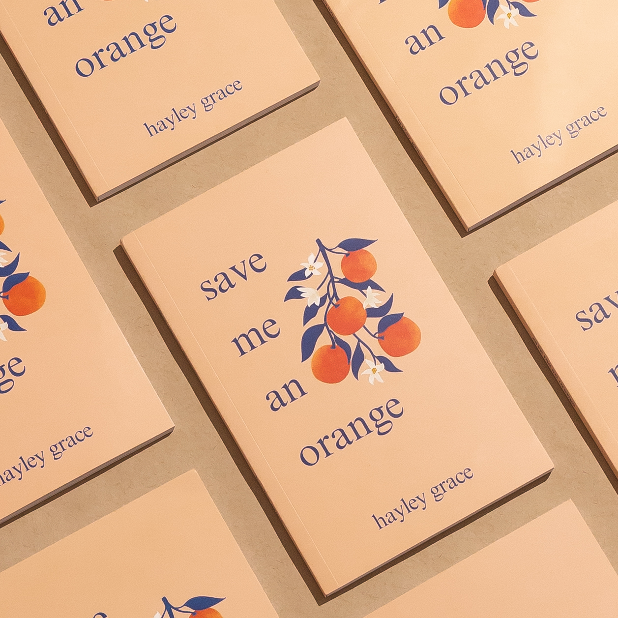 cover of save me an orange by hayley grace